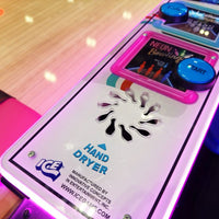 Neon Bowling Lane Arcade Game