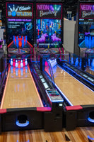 
              Neon Bowling Lane Arcade Game
            