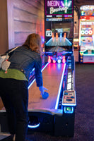 
              Neon Bowling Lane Arcade Game
            