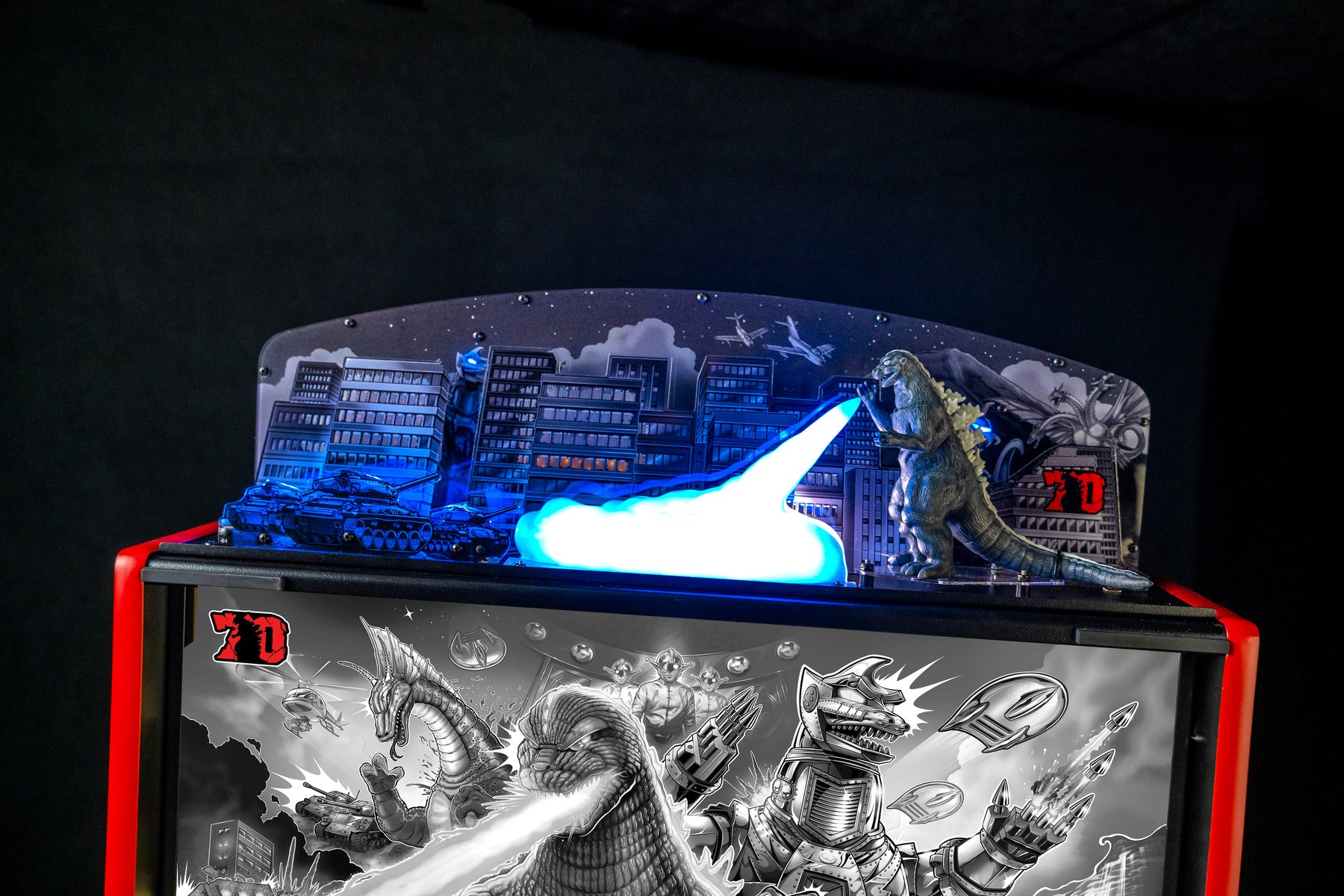 Godzilla 70th Anniversary Topper by Stern Pinball – Gameroom