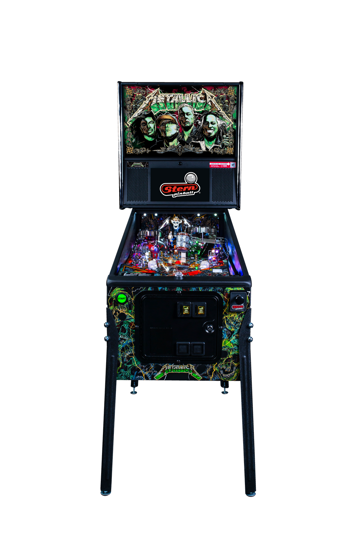 Metallica Remastered Premium Pinball By Stern