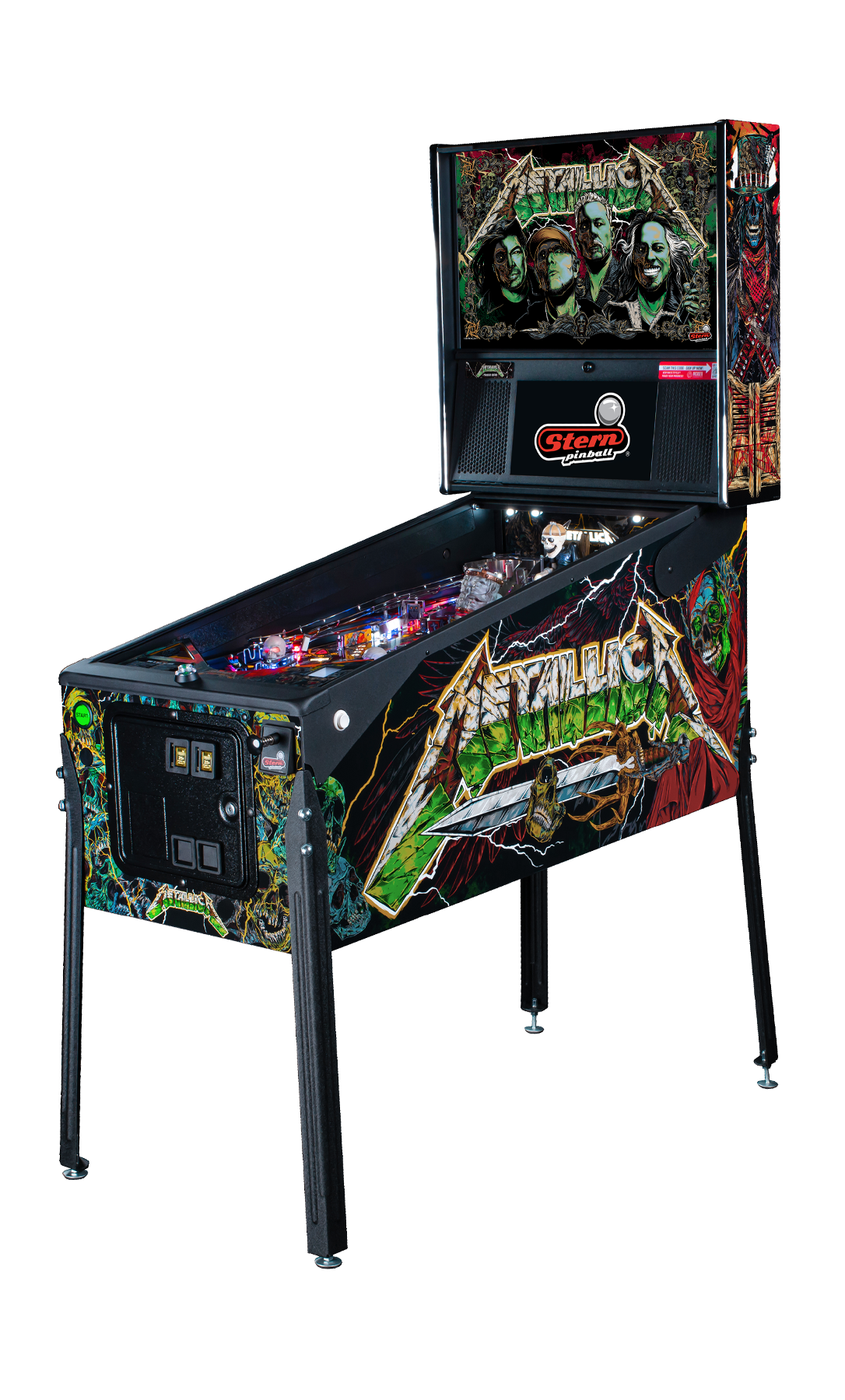 Metallica Remastered Premium Pinball By Stern