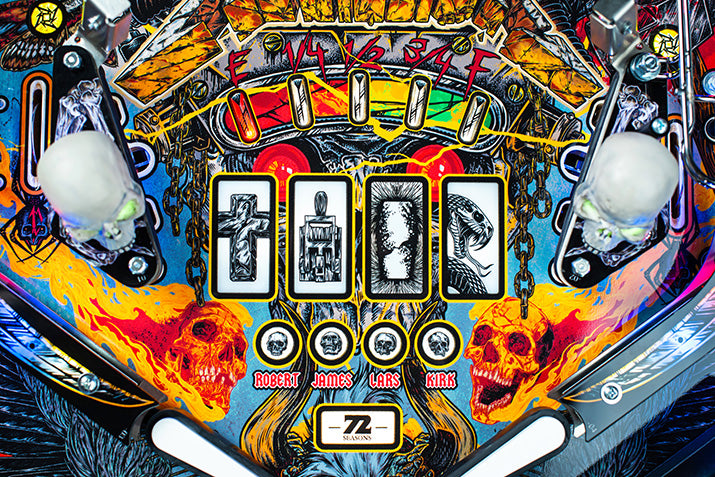 Metallica Remastered Premium Pinball By Stern