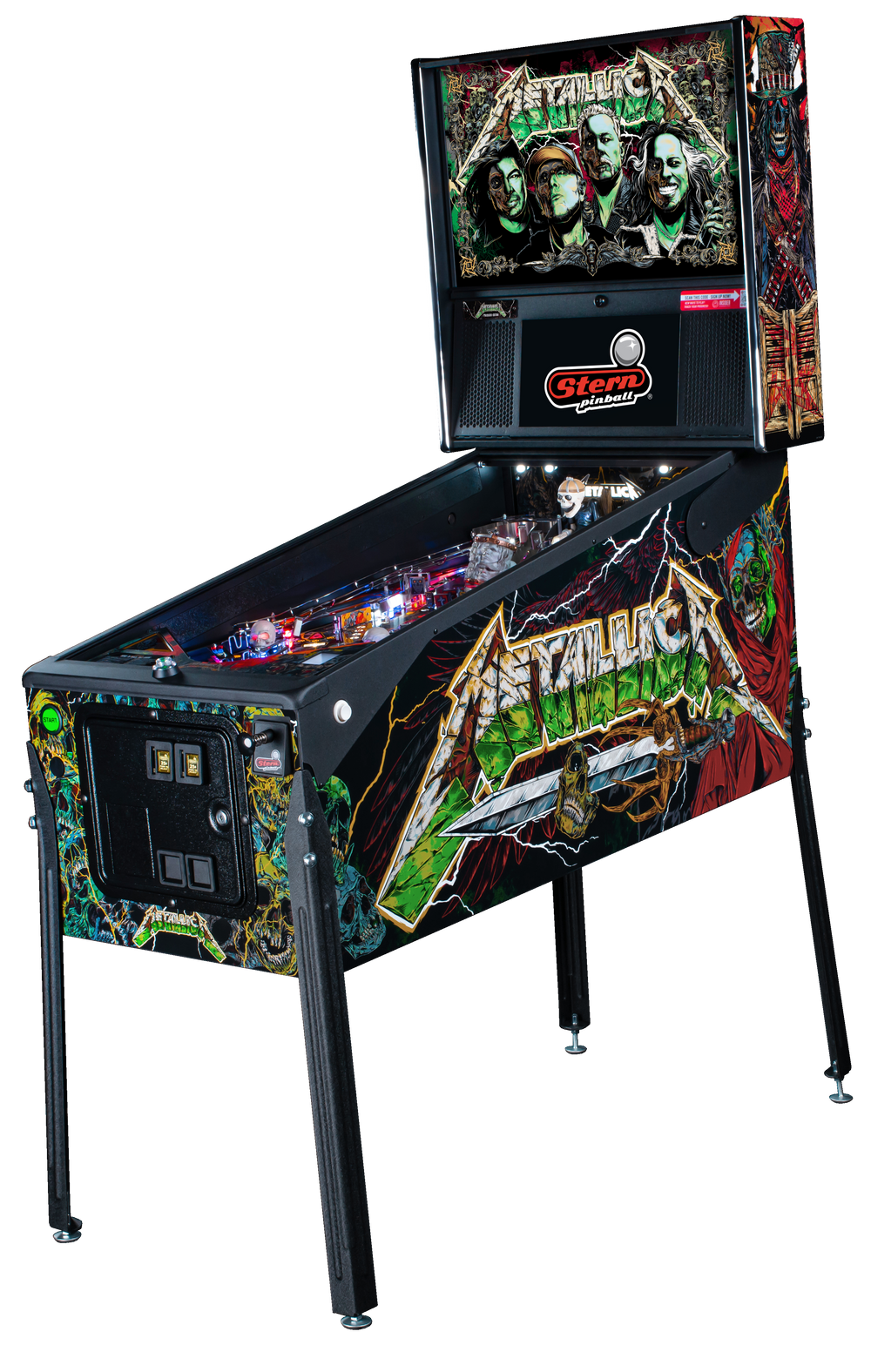 Metallica Remastered Premium Pinball By Stern