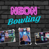 Neon Bowling Lane Arcade Game