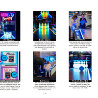 Neon Bowling Lane Arcade Game