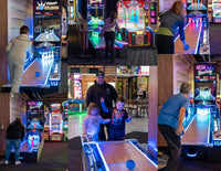 
              Neon Bowling Lane Arcade Game
            