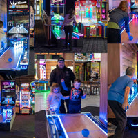 Neon Bowling Lane Arcade Game