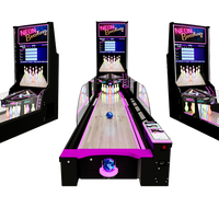 Neon Bowling Lane Arcade Game