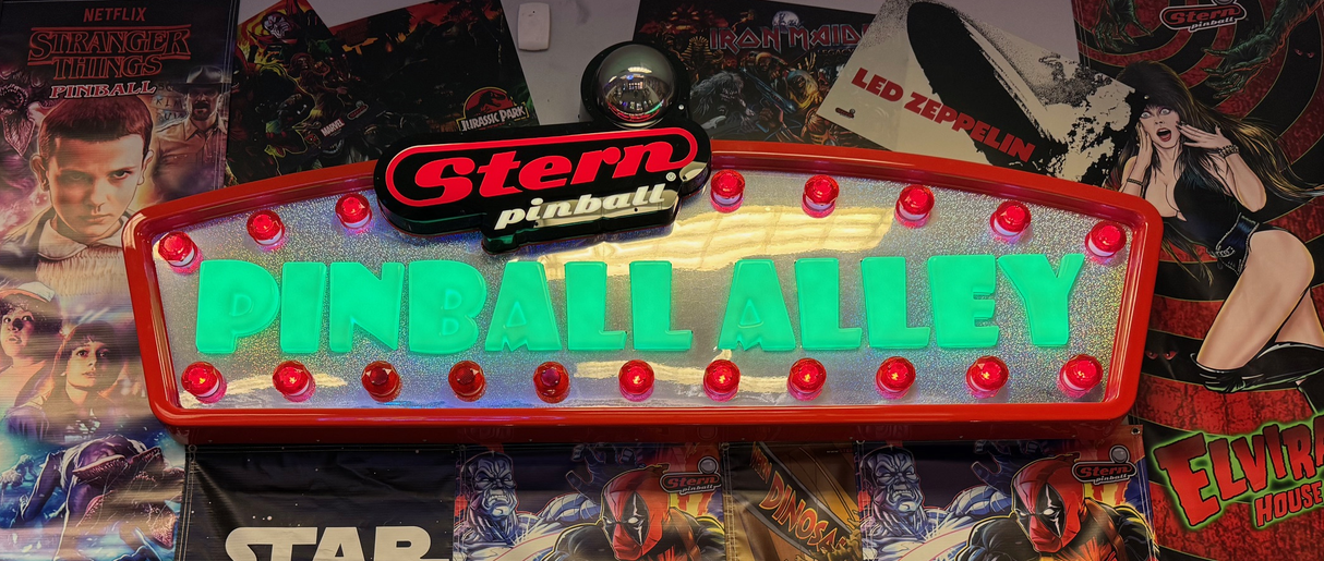 Stern Original Pinball Alley Sign by Stern Pinball