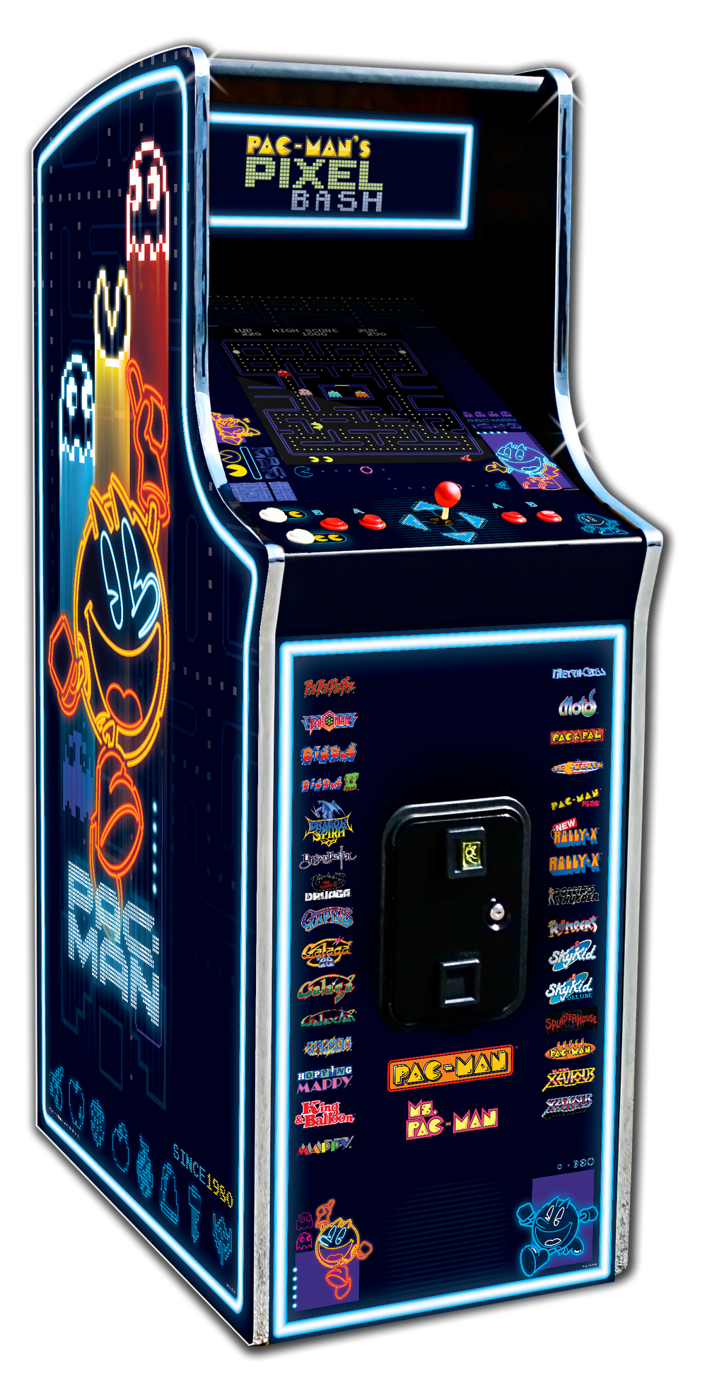 Pac-Man's Pixel Bash Neon 32 Games