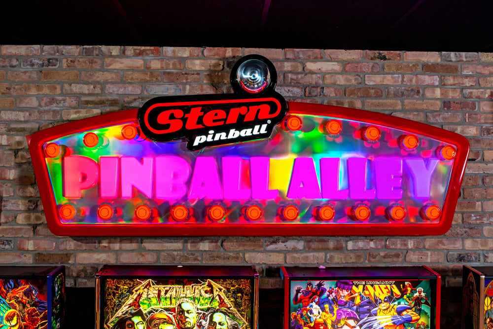 Stern Original Pinball Alley Sign by Stern Pinball