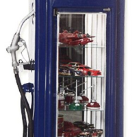 Tokheim Replica Standard Blue Gas Pump Display Case