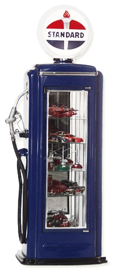 Tokheim Replica Standard Blue Gas Pump Display Case