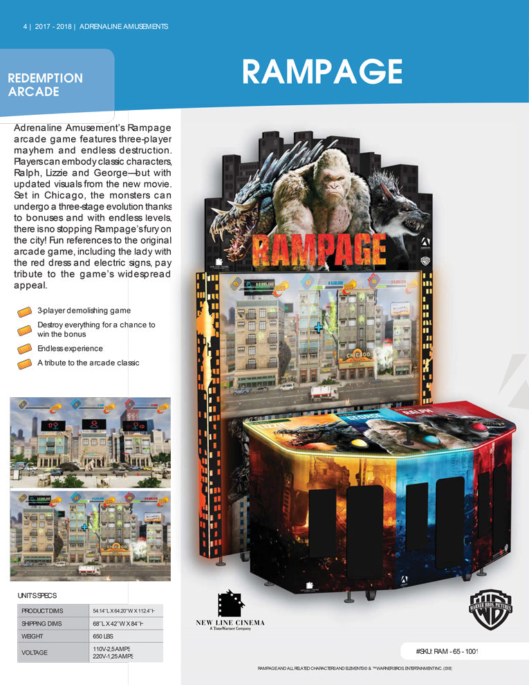 Rampage Arcade Game