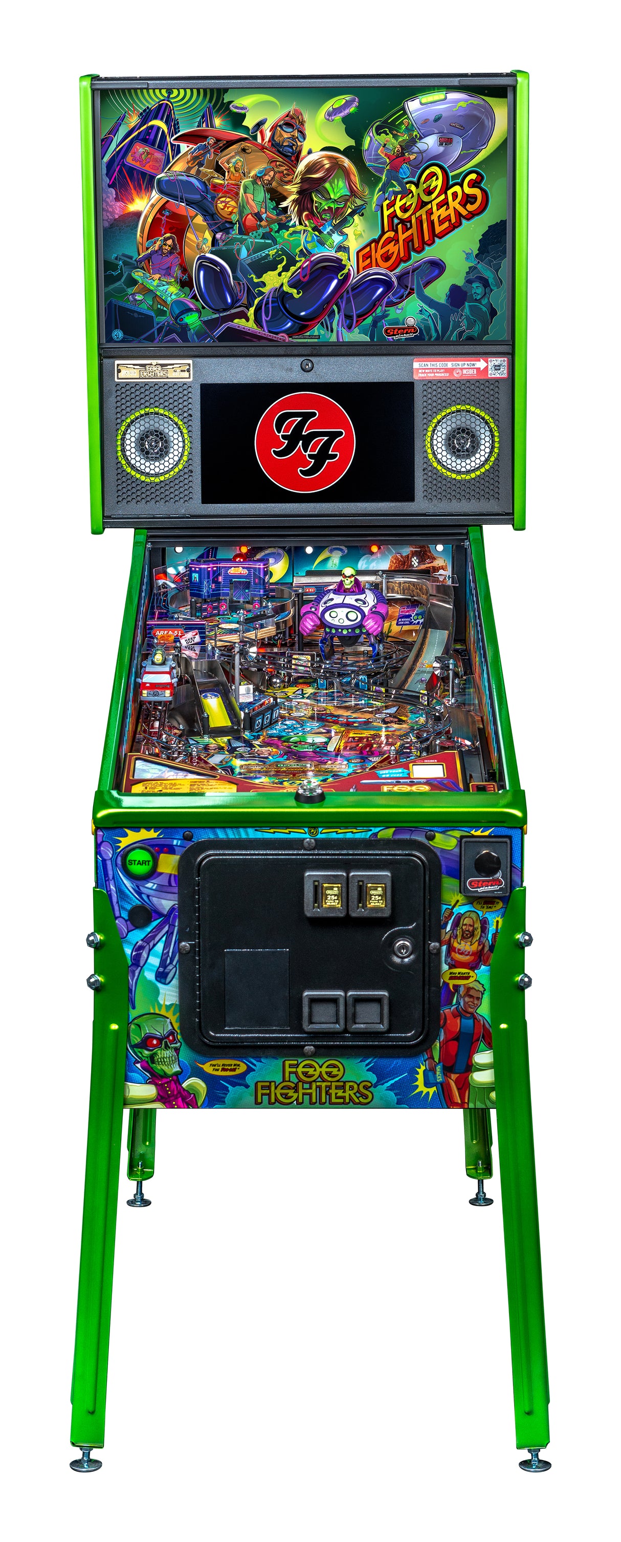 Foo Fighters Limited Edition Pinball By Stern