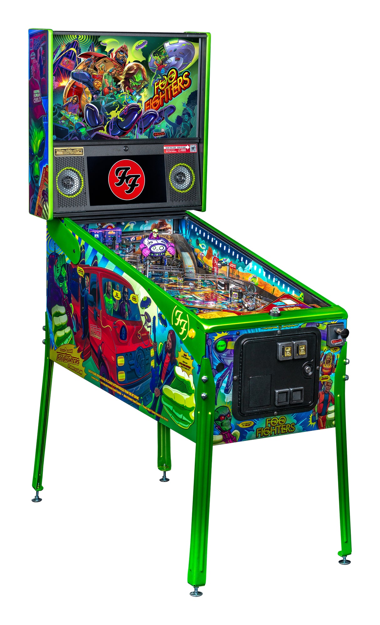 Foo Fighters Limited Edition Pinball By Stern