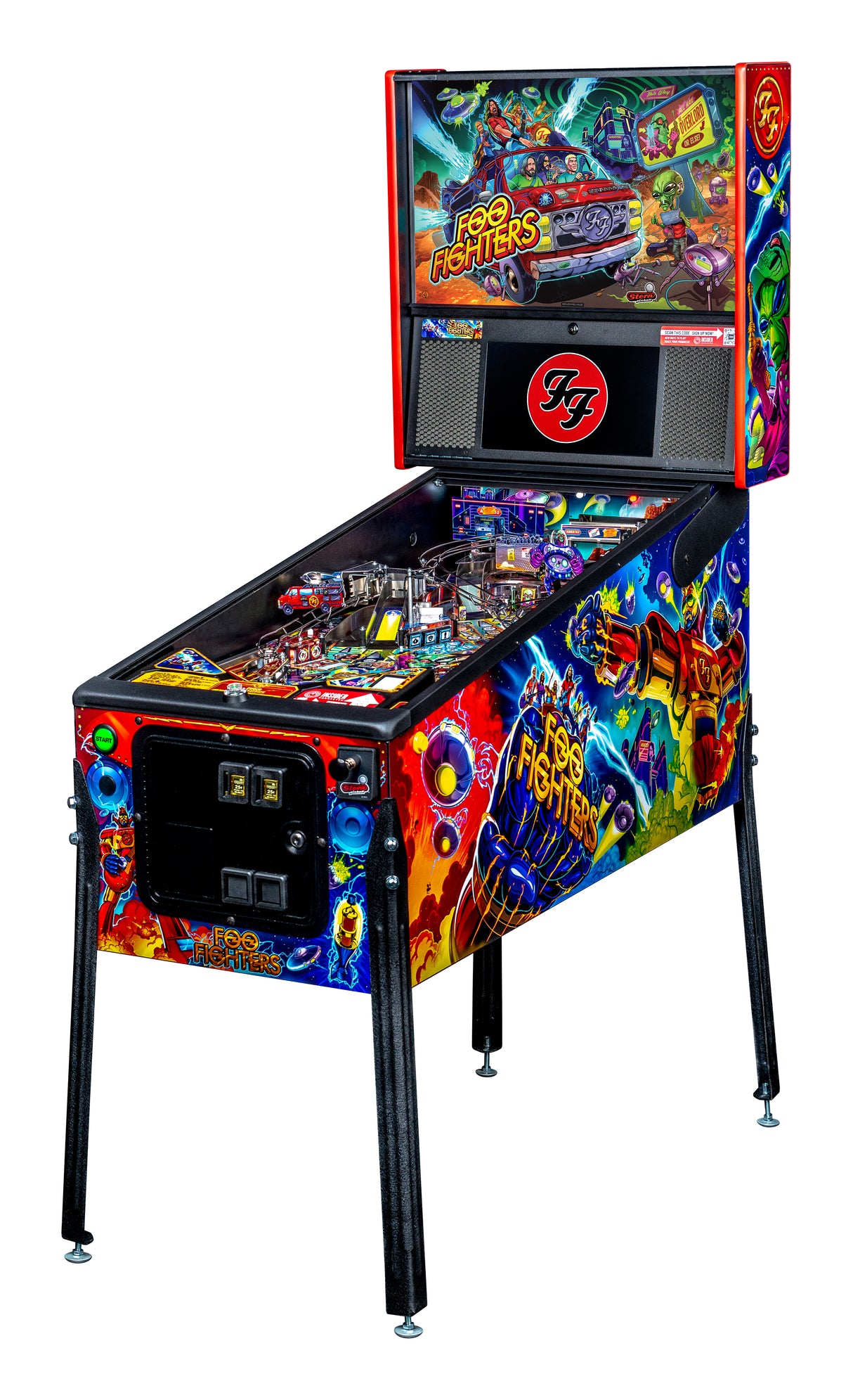 Foo Fighters Pro Pinball By Stern