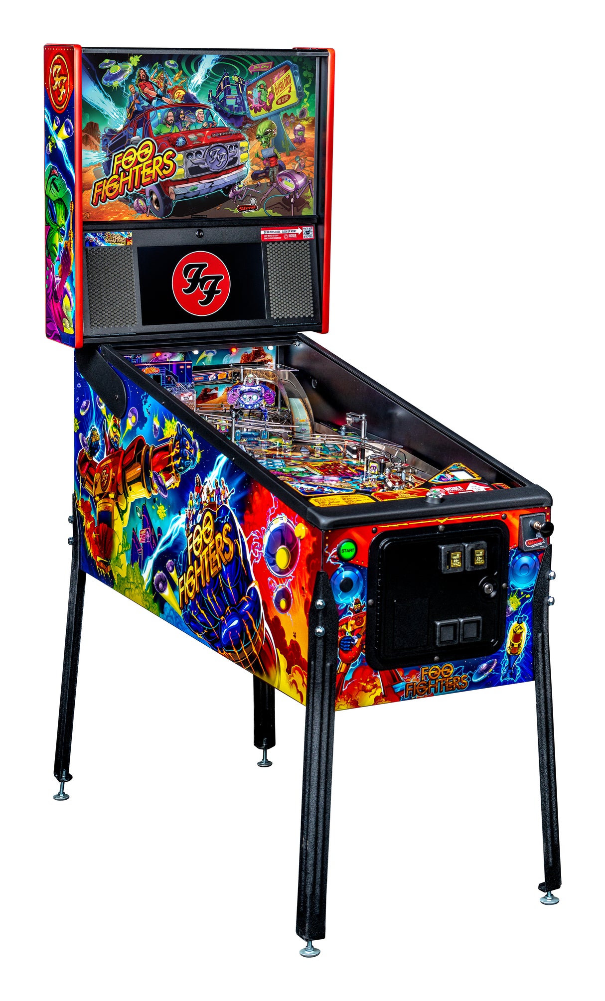 Foo Fighters Pro Pinball By Stern