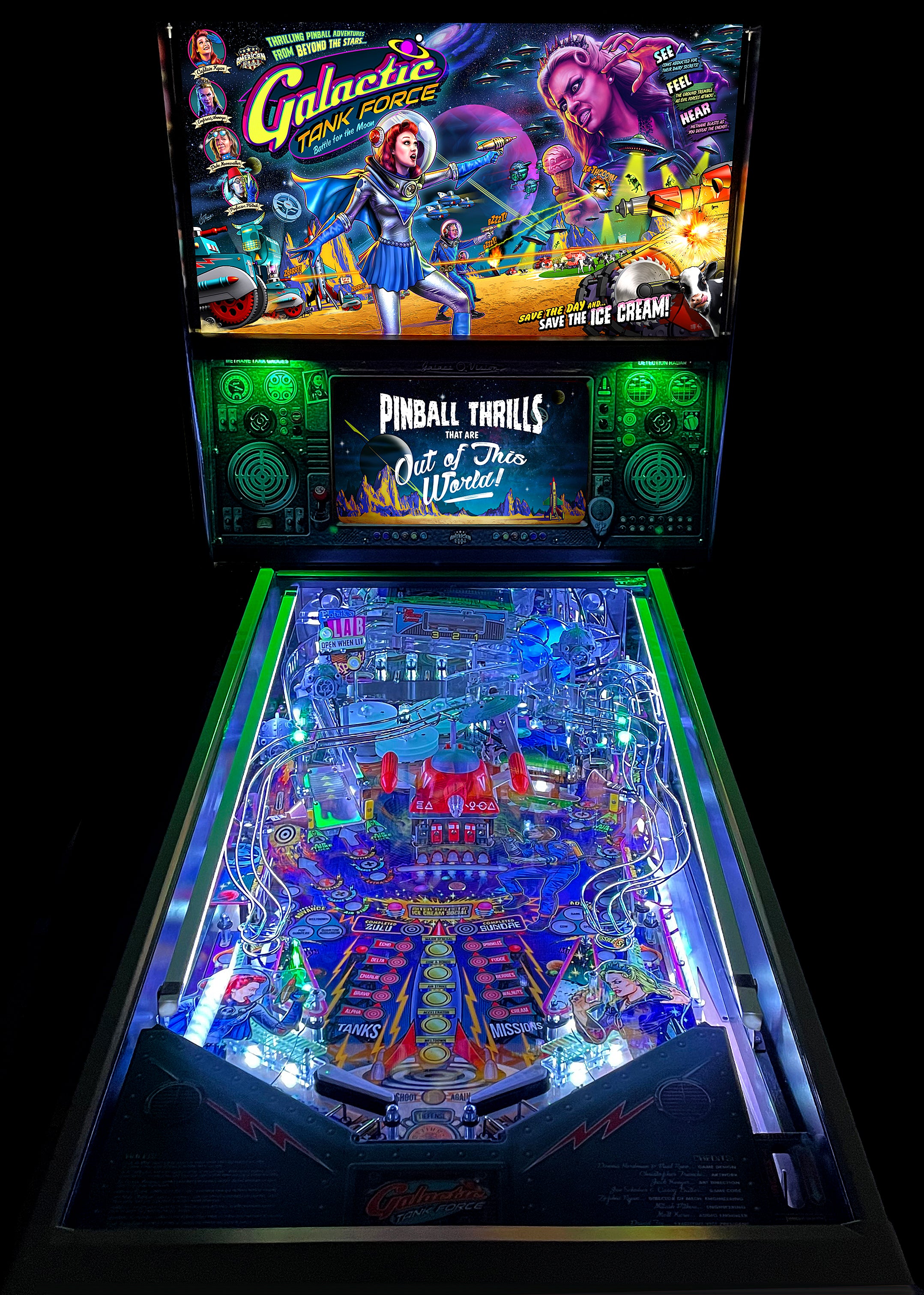 Galactic Tank Force Deluxe by American Pinball – Gameroom