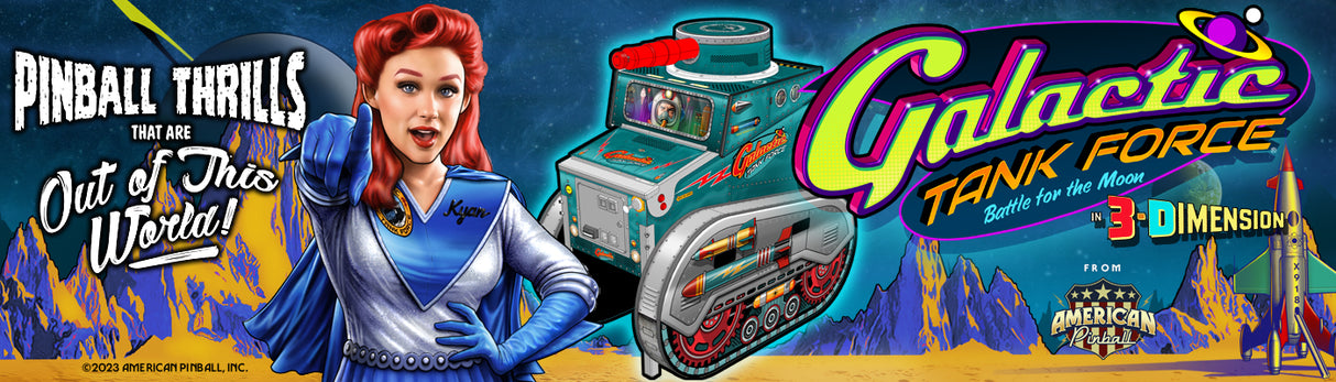 Galactic Tank Force Limited Edition by American Pinball