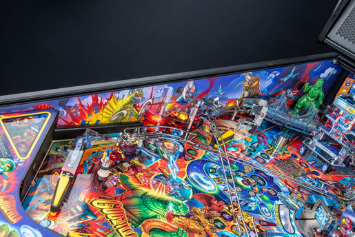 Godzilla Pinball Inside Art Blades By Stern Pinball
