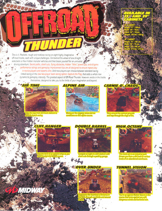 Offroad Thunder Arcade Game