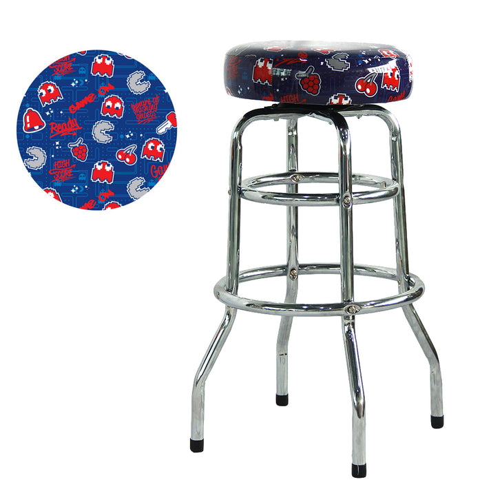 Pac-man Blue 19" Barstool