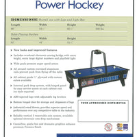 Power Air Hockey Table w/Overhead Scoring