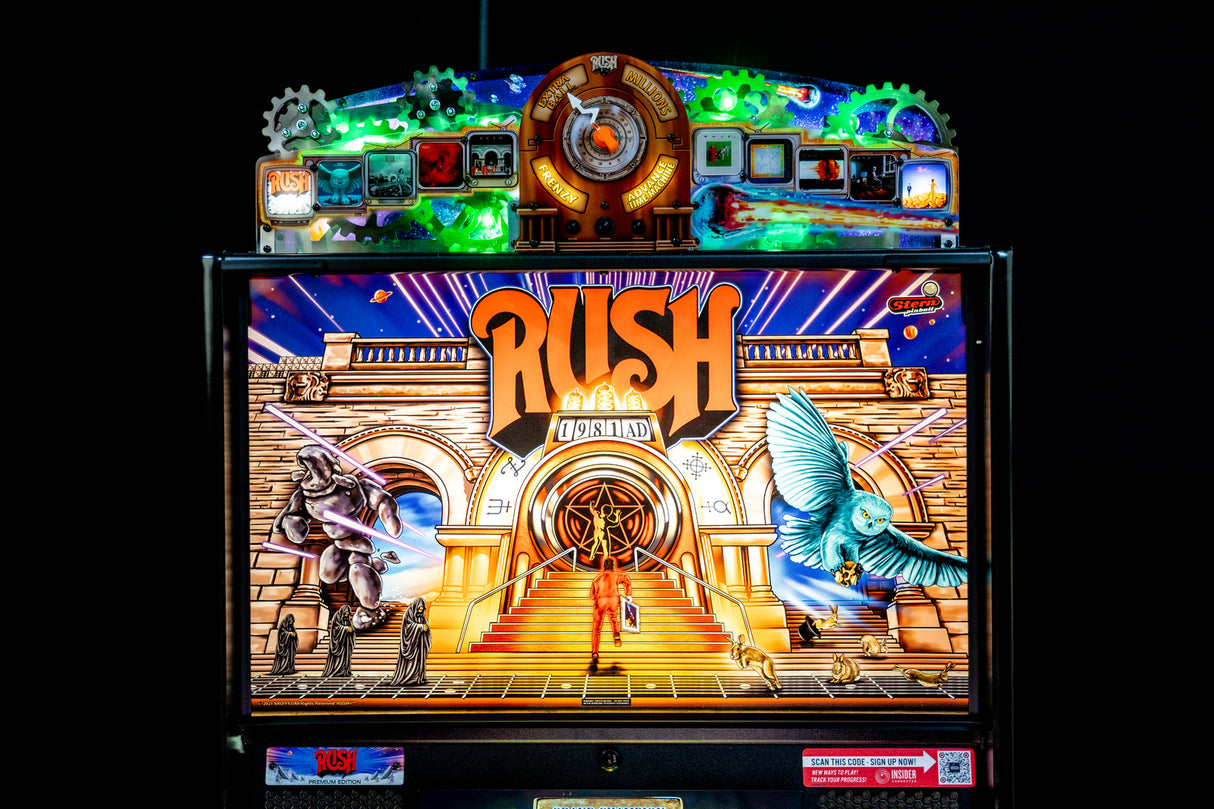 RUSH Pinball Topper by Stern Pinball