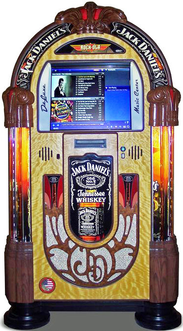 Rock-ola Jack Daniels Bubbler Digital Jukebox Music Center
