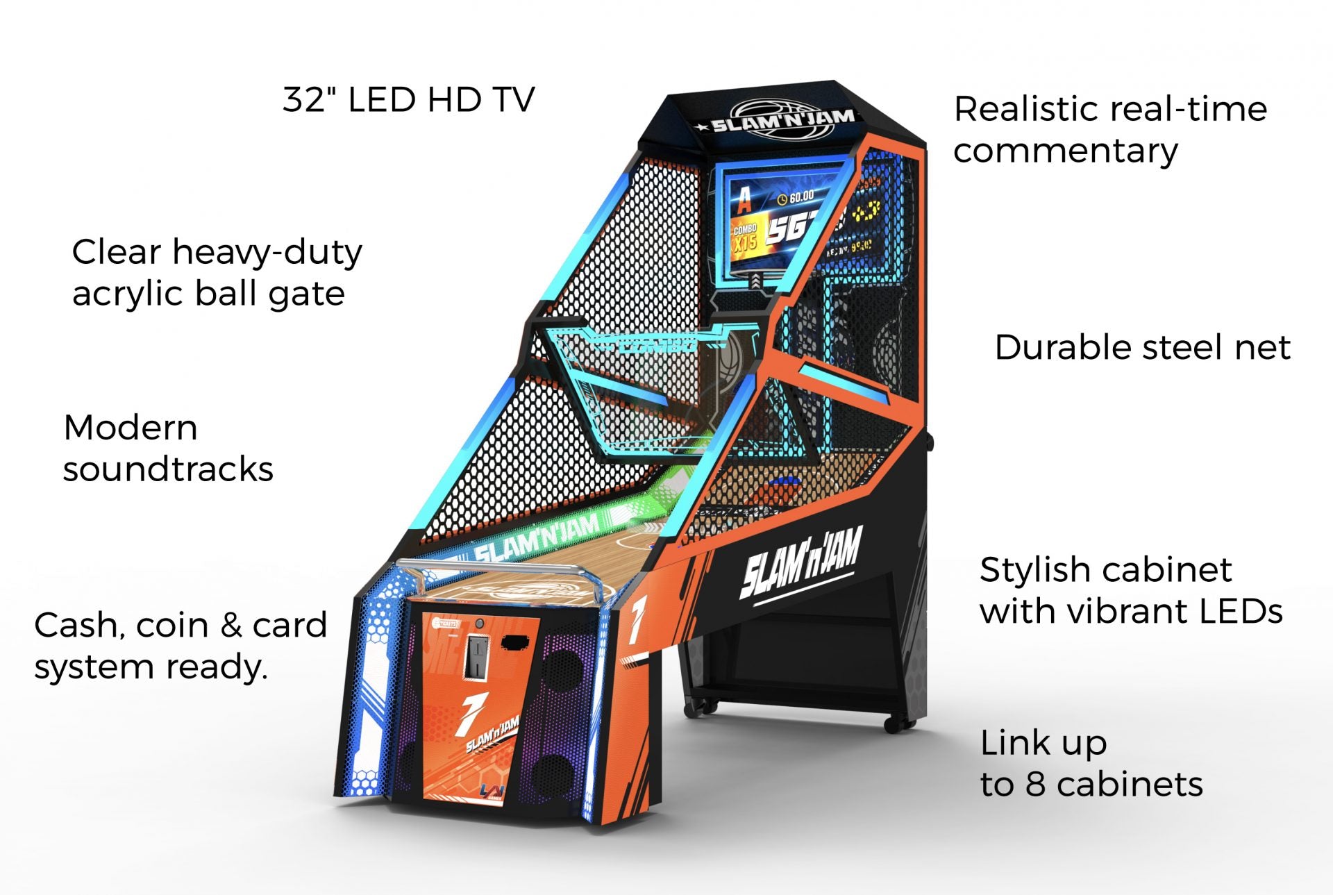 Slam 'N' Jam Ultra Basketball – Gameroom Goodies