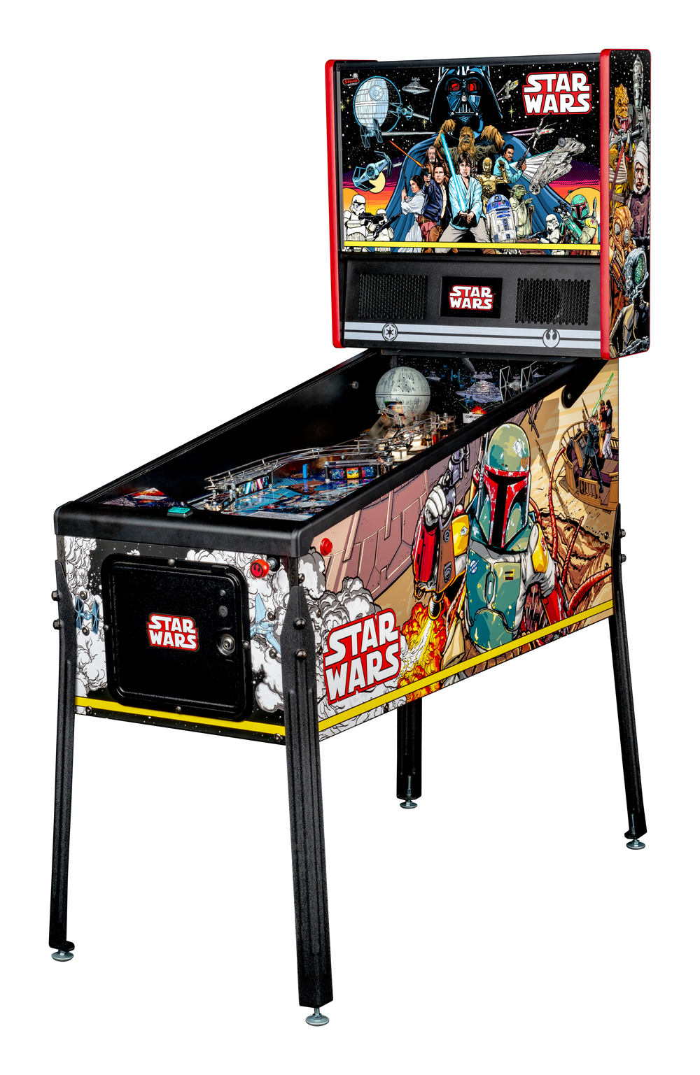 Star Wars Comic Art Home Pin Pinball Machine by Stern