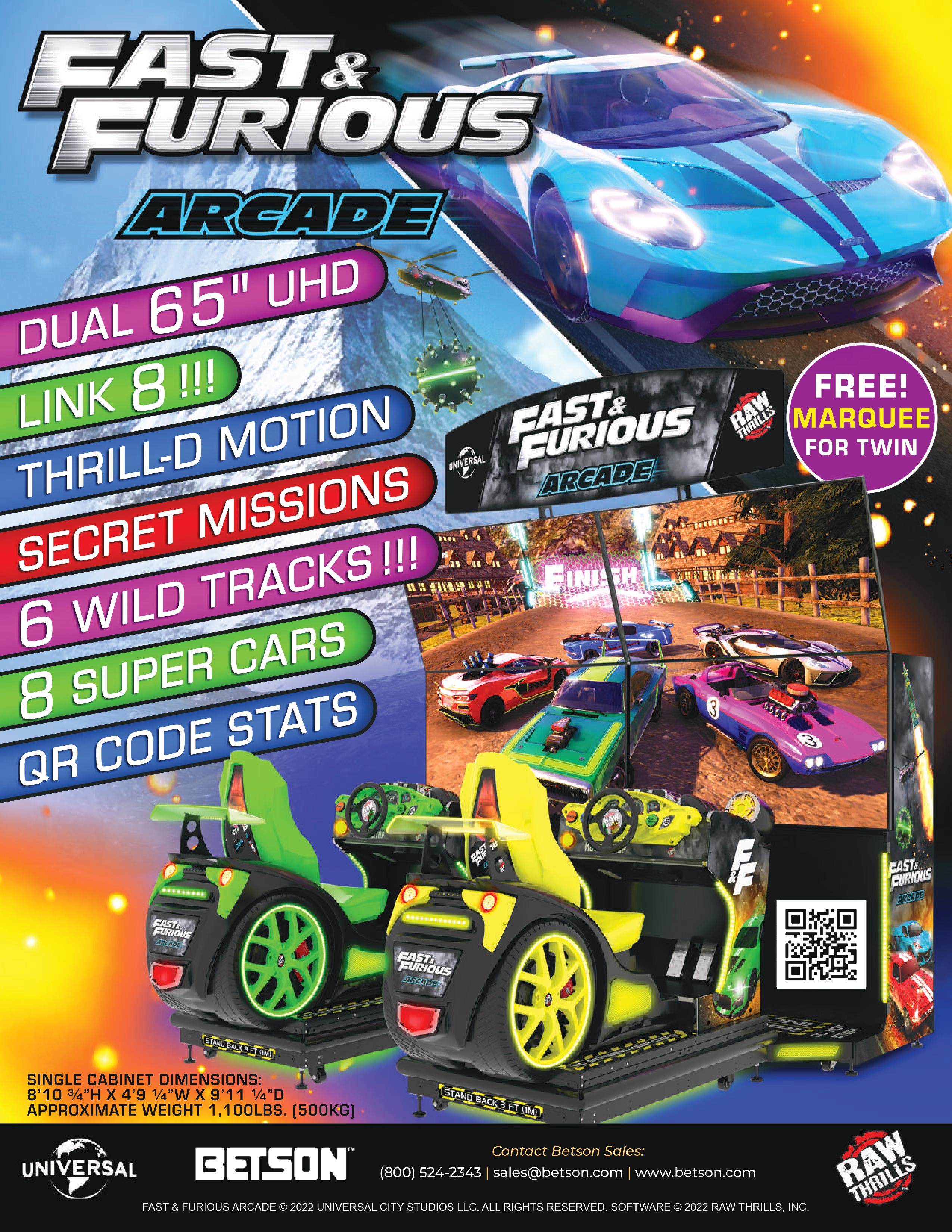 Fast & Furious Arcade – Gameroom Goodies