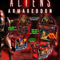 Aliens Armageddon Arcade Game Flyer