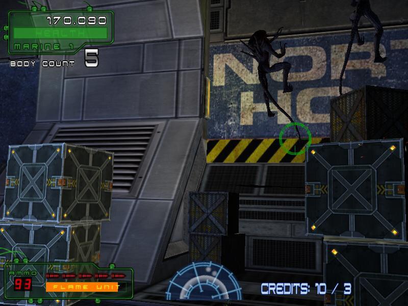 Screen Shot Aliens Extermination Arcade Game 29''