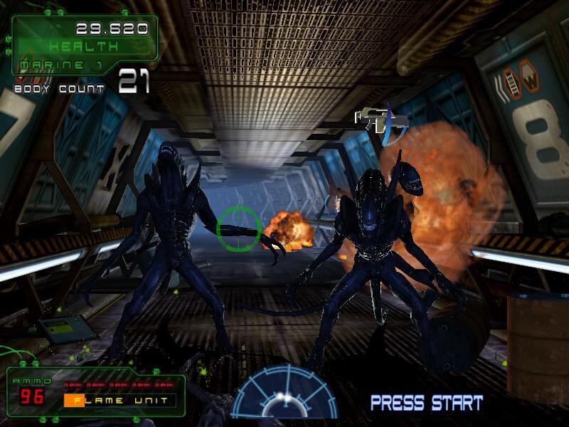 Screen Shot Aliens Extermination Arcade Game 29''