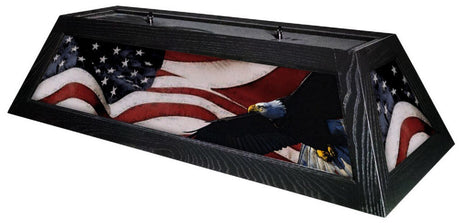 American Flag Pool Table Light (Black)