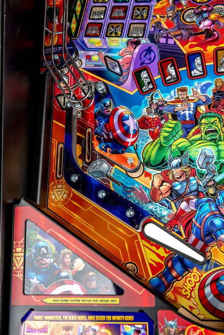 Avengers Infinity Quest Pinball Machine Premium By Stern 8