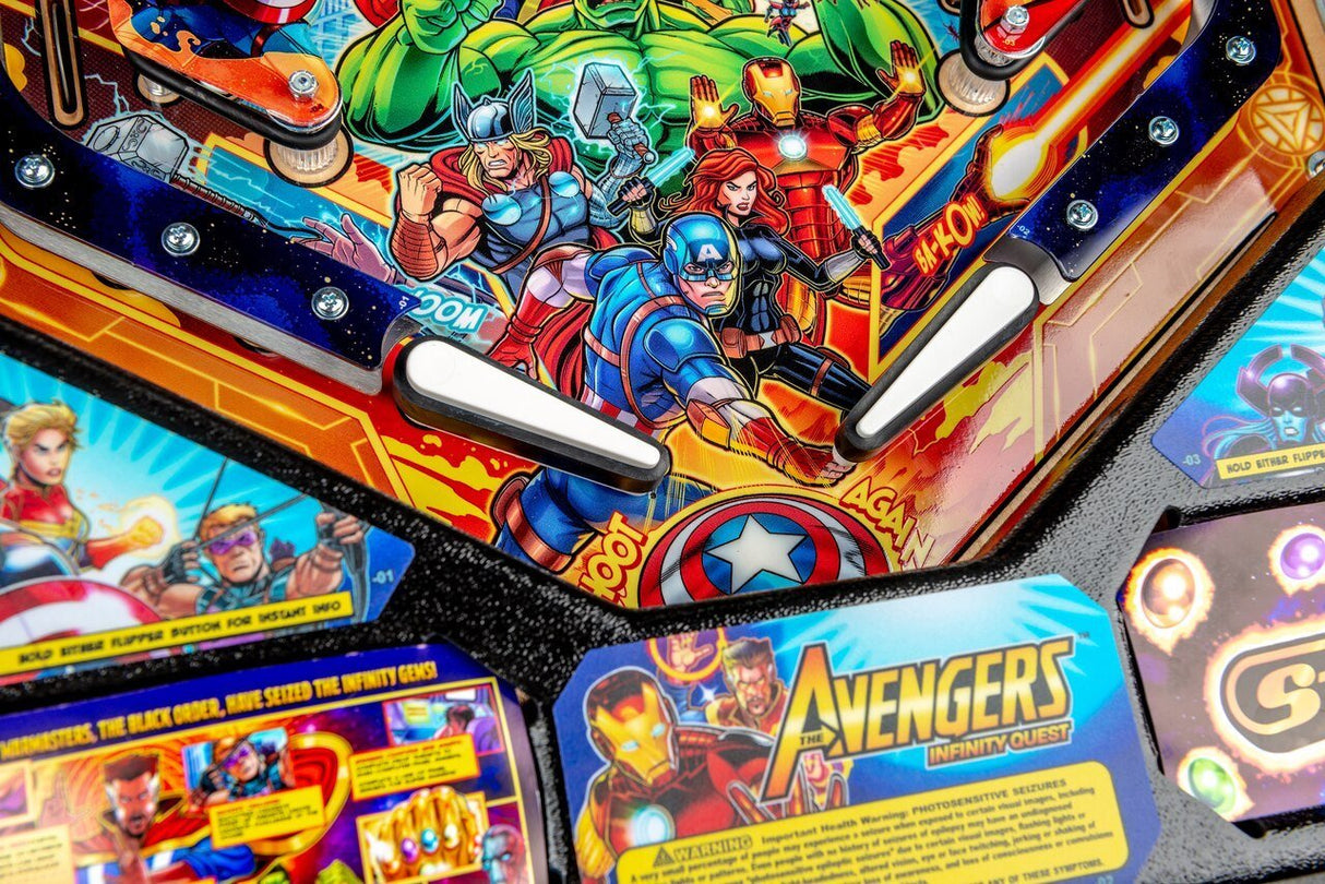 Avengers Infinity Quest Pinball Machine Pro By Stern 13