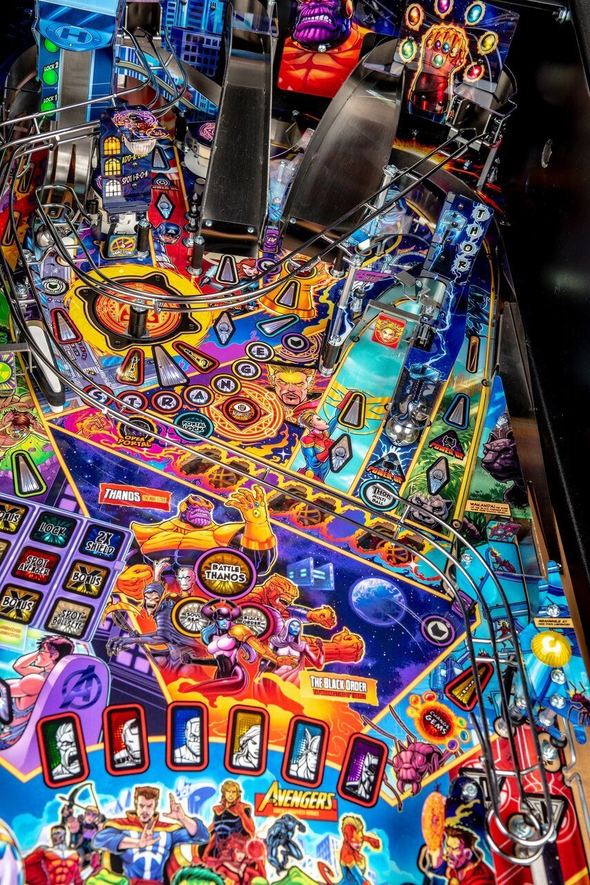 Avengers Infinity Quest Pinball Machine Pro By Stern 17