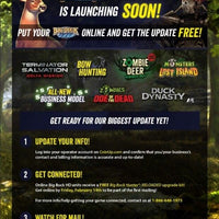 Big Buck Hunter Reloaded Arcade Game Flyer