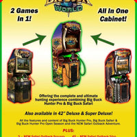 Big Buck Hunter World Arcade Game Flyer