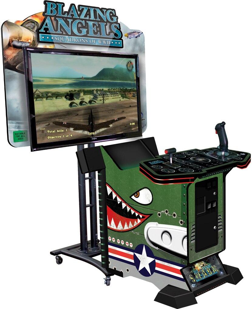 Blazing Angles Arcade Flying Game – Gameroom Goodies