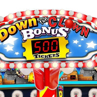 Carnival Down the Clown Redemption Arcade Game overhead