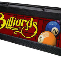 Classic Billiards Red Pool Table Light