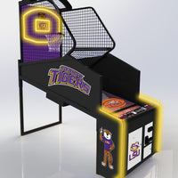 Collegiate Basketball Arcade Game Team Hoops Pop a Shot - Gameroom Goodies