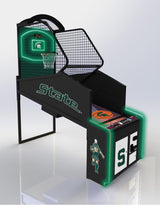 Collegiate Basketball Arcade Game Team Hoops Pop a Shot - Gameroom Goodies