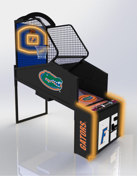 Collegiate Basketball Arcade Game Team Hoops Pop a Shot - Gameroom Goodies