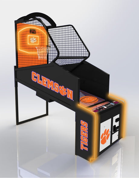 Collegiate Basketball Arcade Game Team Hoops Pop a Shot - Gameroom Goodies